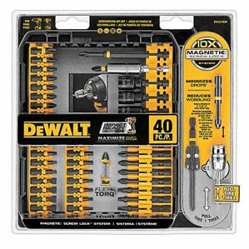 DEWALT Screwdriver Bit Set 40 Pieces 1/4 Shank, 20UH16
