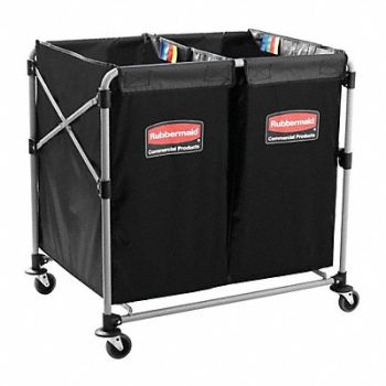 RUBBERMAID COMMERCIAL PRODUCTS Multi Stream Collapsible Basket X-Cart, 20UY93