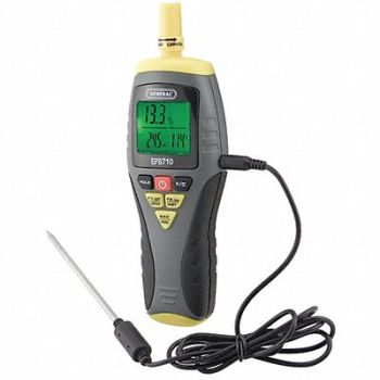 GENERAL Temperature Humidity Meter, 20VC92