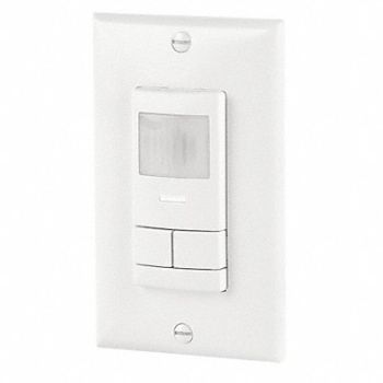 LITHONIA LIGHTING Occupancy Sensor PIR/Micro 2000sq ft Wht, 20VE46