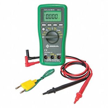 GREENLEE Digital Multimeter 60 megohm 600 Counts, 20VE83