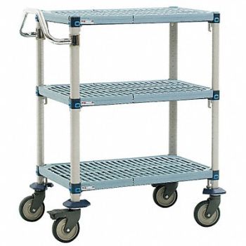 METRO Utility Cart Microban 35x18x39 3 Shelf, 20W687
