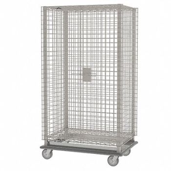 METRO Wire Security Cart Epoxy Coat 39x28x68, 20W707