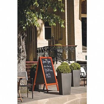 AMERICAN METALCRAFT Sandwich Board Mahogany 30 x 44, 20W993