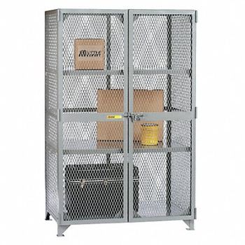LITTLE GIANT StrgLckr 78 x73 x39 Gray 2Shlv, 20WU12