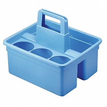 TOUGH GUY Maids Basket 12 3/8 in L Blue, 20WU21