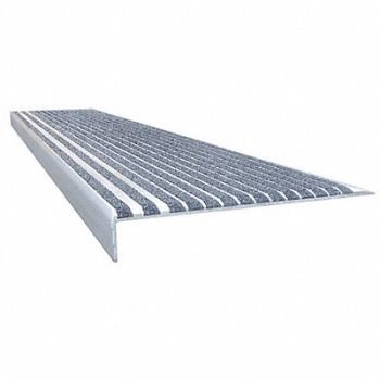 WOOSTER Stair Tread Gray 60in W Extruded Alum, 20X780