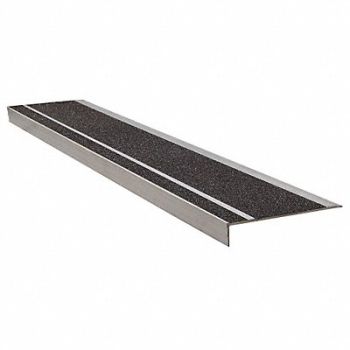 WOOSTER Stair Tread Black 60in W Extruded Alum, 20X785