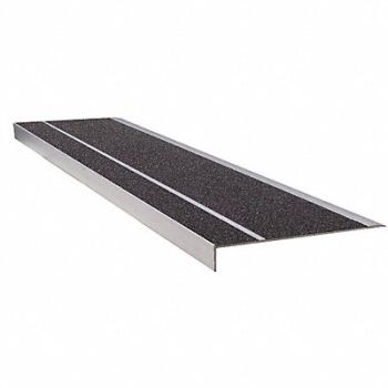 WOOSTER Stair Tread Black 60in W Extruded Alum, 20X790