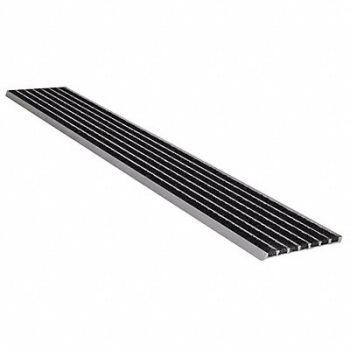 WOOSTER Stair Nosing Black 36in W Extruded Alum, 20X811