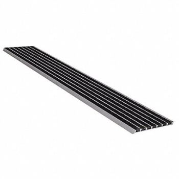 WOOSTER Stair Nosing Black 48in W Extruded Alum, 20X812