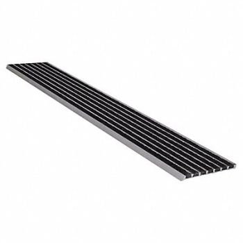 WOOSTER Stair Nosing Black 60in W Extruded Alum, 20X813