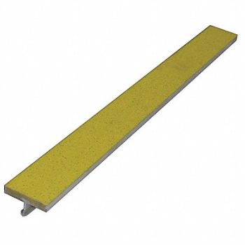 WOOSTER Stair Strip Yellow 48in W Extruded Alum, 20X845