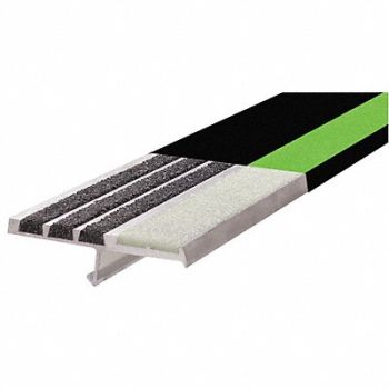 WOOSTER Stair Nosing Black 48in W Extruded Alum, 20X853