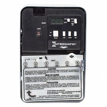 INTERMATIC Electronic Timer 24 hr/7 Days SPST, 20XE67