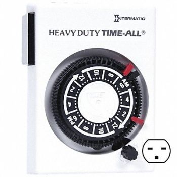 INTERMATIC Timer Mechanical 240V 15A Plug In, 20XE84