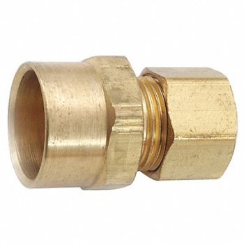 GRAINGER APPROVED Sweat Adapter Low Lead Brass 200 psi, 20XN08