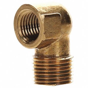 GRAINGER APPROVED Reducing Street Elbow Brass 1/2 x 3/8 in, 20XP10