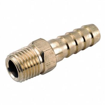 GRAINGER APPROVED Barbed Hose Fitting Hose ID 5/16 NPT, 20XP29