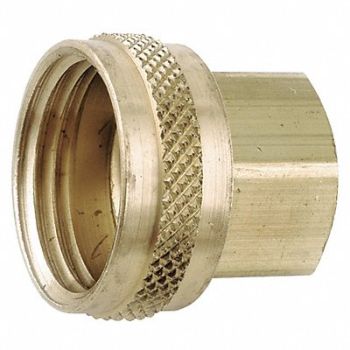 GRAINGER APPROVED Garden Hose Adapter 3/4 x3/4 GHTxNPT, 20XP90