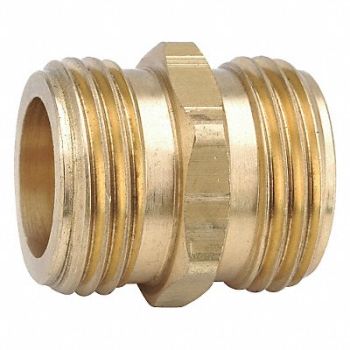 GRAINGER APPROVED Garden Hose Adapter 3/4 x3/4 GHTxGHT, 20XR15