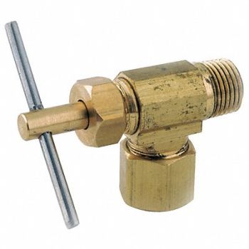GRAINGER APPROVED Needle Valve Low Lead Brass 150 psi, 20XR24