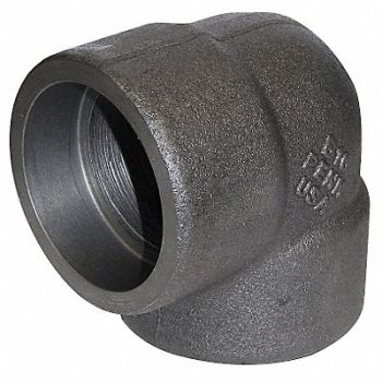 GRAINGER APPROVED 90 Elbow F22 Steel 2 in Pipe Size, 20YA22