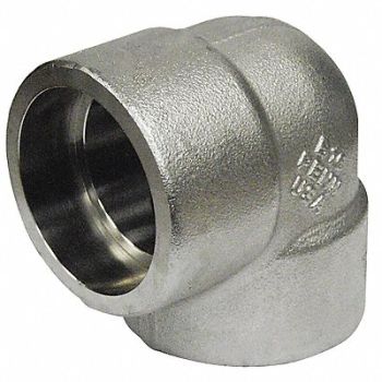 GRAINGER APPROVED 90 Elbow 316/316L SS 1 in Class 3000, 20XZ23