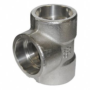 GRAINGER APPROVED Tee 316/316L SS 1 in Pipe Size Socket, 20XZ33