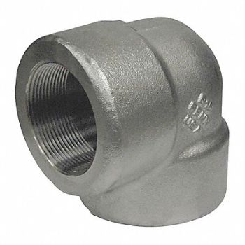 GRAINGER APPROVED 90 Elbow 316/316L SS 1/2 in FNPT, 20XZ26