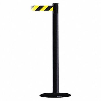 TENSABARRIER Barrier Post with Belt 38 in H 13 ft L, 20YJ79
