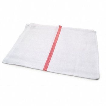 R R TEXTILE Herringbone Towel Cotton 15x25 PK12, 20YM89
