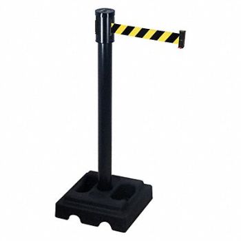 RETRACTA-BELT Barrier Post with Belt 40 in H 15 ft L, 20YU24
