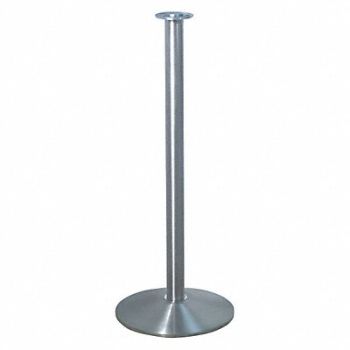 VISIONTRON Flat Top Rope Post Satin Stainless Steel, 20YU31
