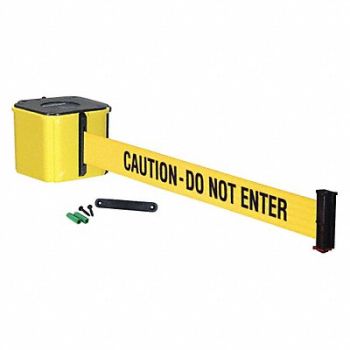 RETRACTA-BELT Wall Barrier 15ft -CAUTION DO NOT ENTER, 20YU91