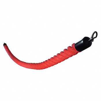 VISIONTRON Barrier Rope 1-1/2 In x 6 ft Red, 20YU83