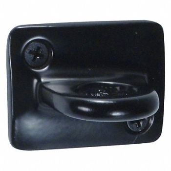 VISIONTRON Wall Plate 2 Ropes Smooth Black, 20YV24