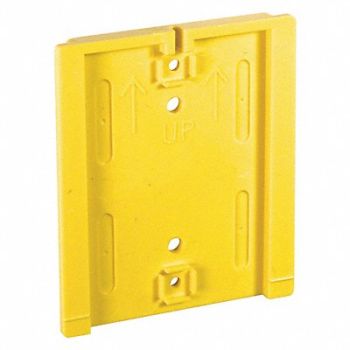 RETRACTA-BELT Yellow Wall Mount Plate for WM412, 20YV32