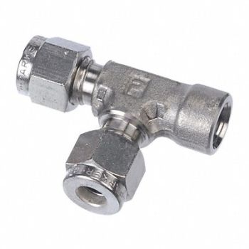 PARKER Tee SS A-LOKxF 3/8Inx1/4In, 20YY60