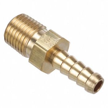 PARKER Barb Connect SS Hose BarbxM 3/8Inx1/4In, 20YY94