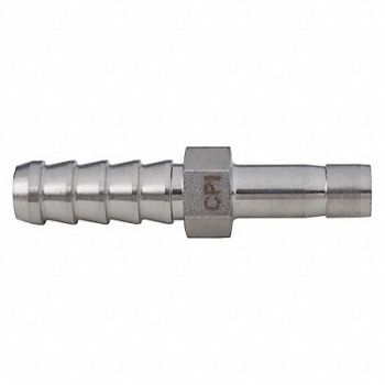 PARKER Barbed Hose Fitting SS BarbxCPI 1/4In, 20YY93