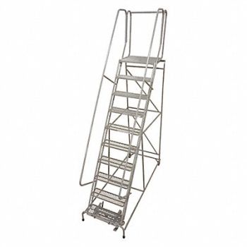 COTTERMAN Rollng Ldr Assmbld Hndrl Platfm 100 In H, 20Z439