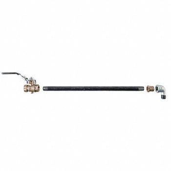 GRAINGER APPROVED Tank Drain Kit 1/4 Thread, 196XR6