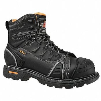 THOROGOOD SHOES 6 Work Boot 10-1/2 M Black Composite PR, 20ZL95