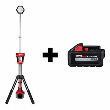 MILWAUKEE M18 Tower Light M18 XC6.0 Battery Pack, 388RY8