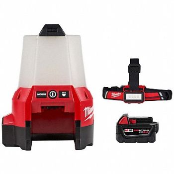 MILWAUKEE M18 RADIUS Light Headlamp M18 XC5.0, 387WN8