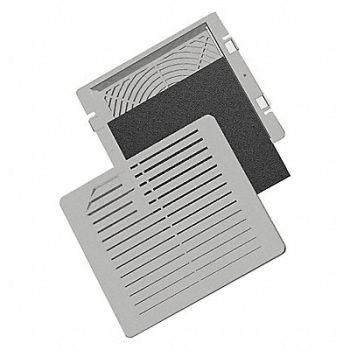 HOFFMAN Exhaust Square w/ Air Flte Retainer Grd, 216PD3