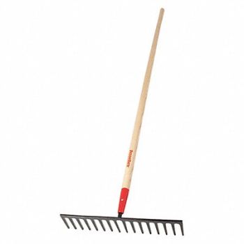 RAZOR-BACK Road/Stone Rake 16 Tine 66 Handle, 217G23