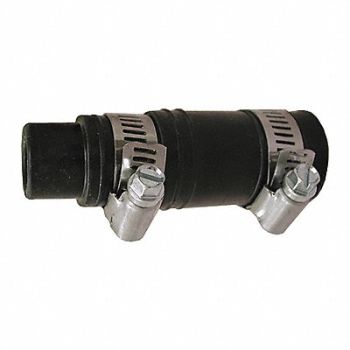 JONES STEPHENS Dishwasher Drain Conn 2 Worm Gear Clamps, 217L52