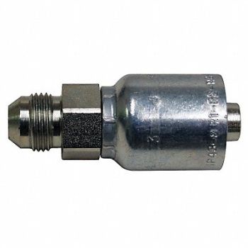 PARKER Crimp Fitting 3/4 I.D. M JIC, 21A802